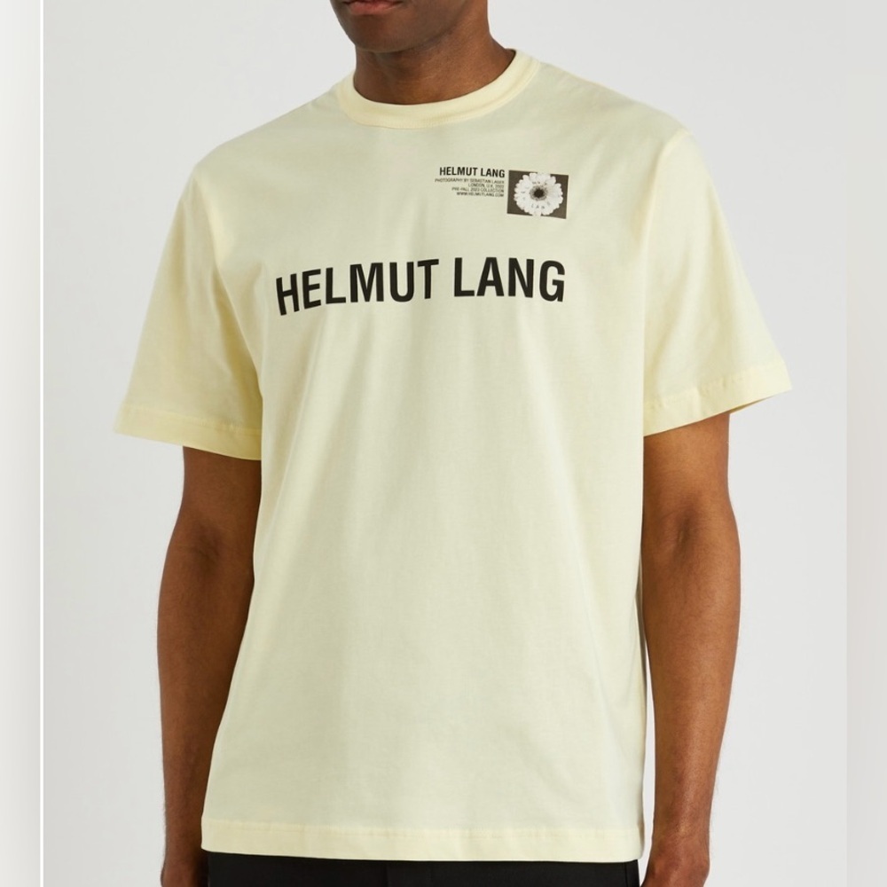 Helmut Lang Men’s Printed Cotton T-Shirt - Picture 13 of 16